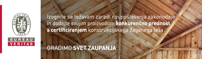 Bureau Veritas - Gradimo svet zaupanja - certificiranje konstrukcijskega lesa
