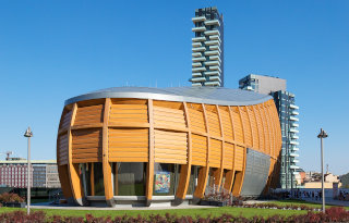 Moderna lesena zgradba